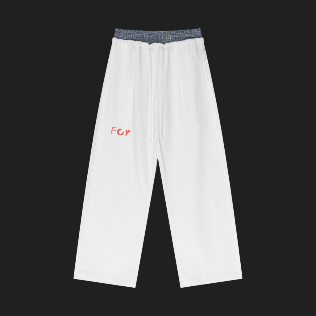 Gridlock Fleece Pant WhitePantsFOY