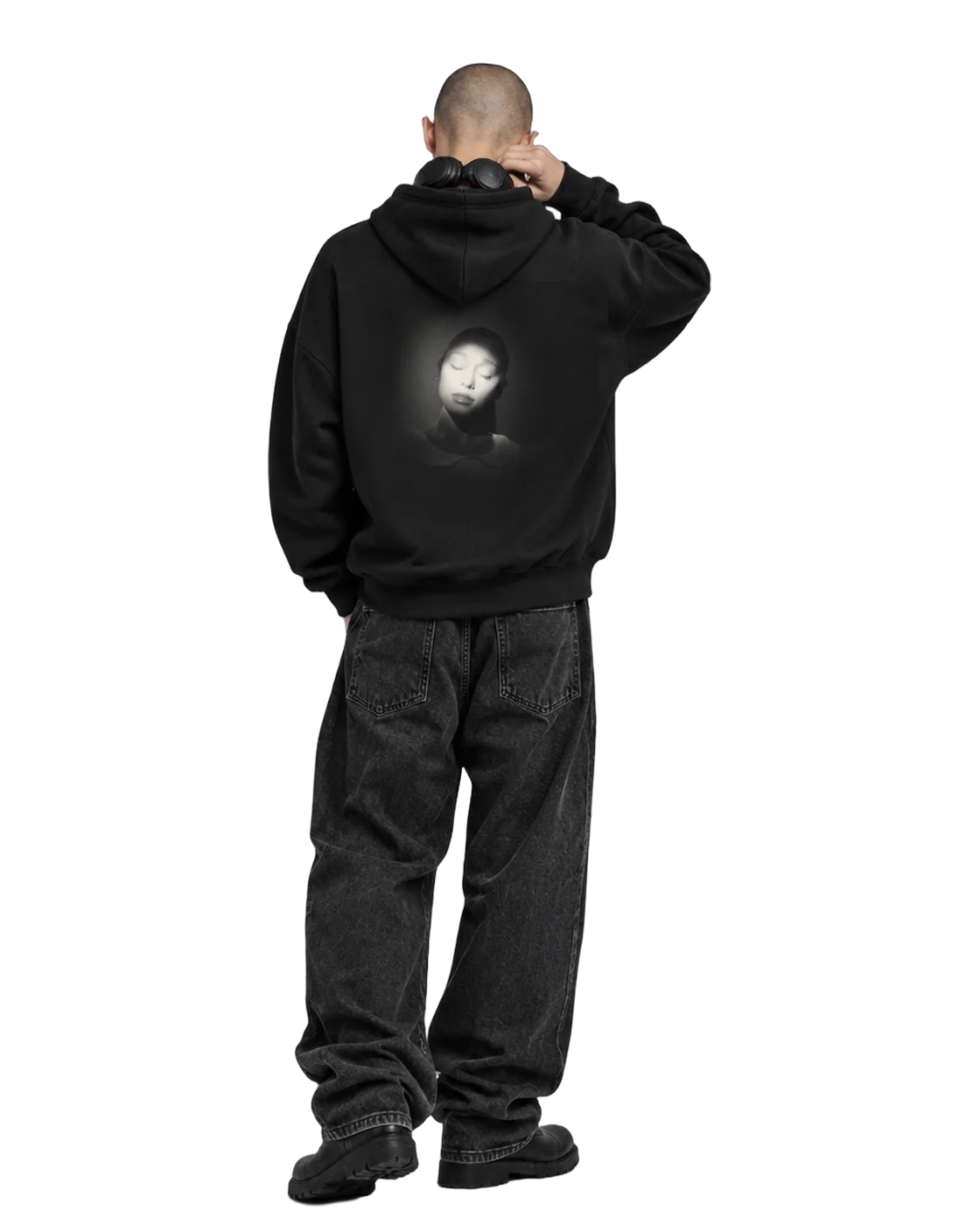 eternal sunshine, negro hoodie